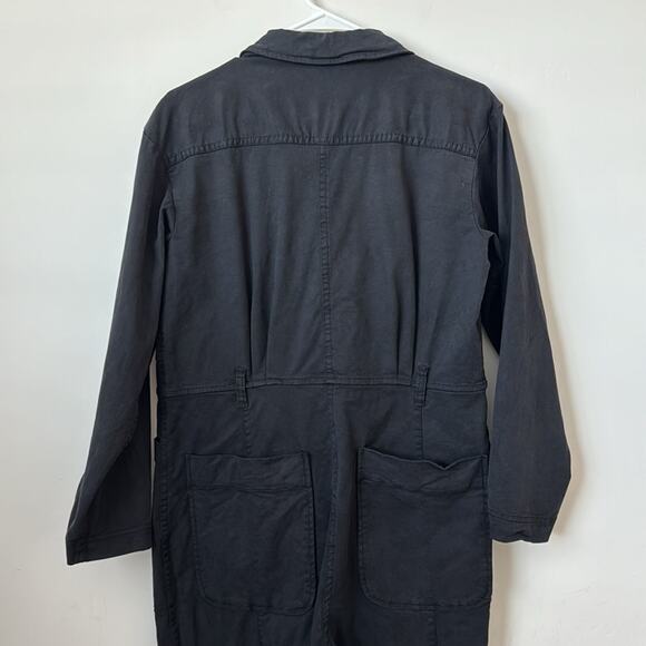 Alex Mill Expedition Jumpsuit in Black Washed Twill Size: M - Picture 8 of 9